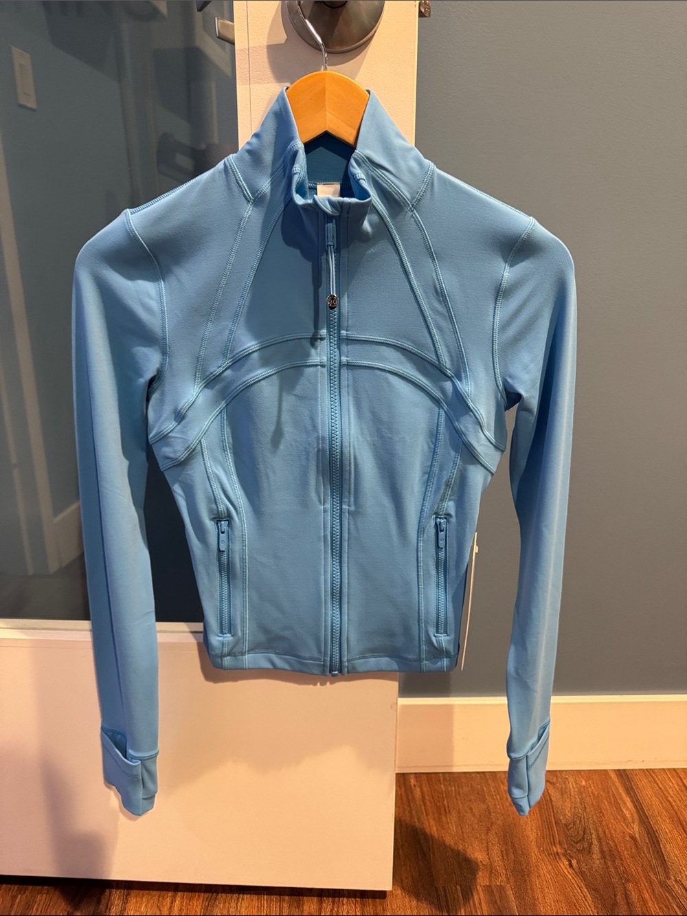 lululemon athletica define cropped jacket ocean wave oave nwt - Picture 1 of 3